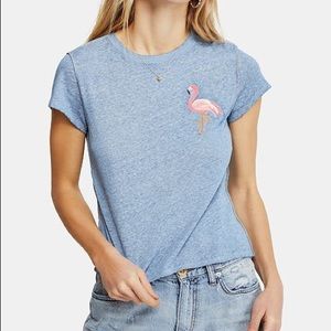 Free People Flamingo Tee